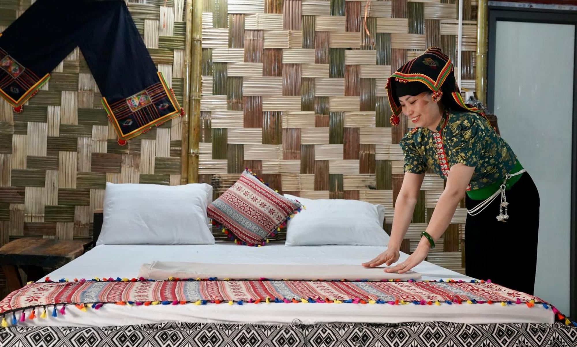 Minh Ngoc Homestay Dien Bien Phu Ban Hin Lom Eksteriør bilde