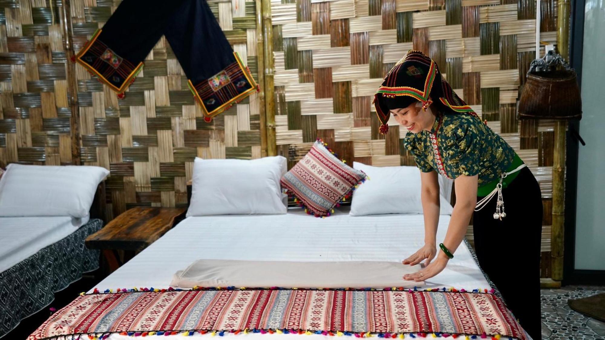 Minh Ngoc Homestay Dien Bien Phu Ban Hin Lom Eksteriør bilde